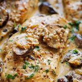 黑椒忌廉蘑菇烤雞扒 (2磅)